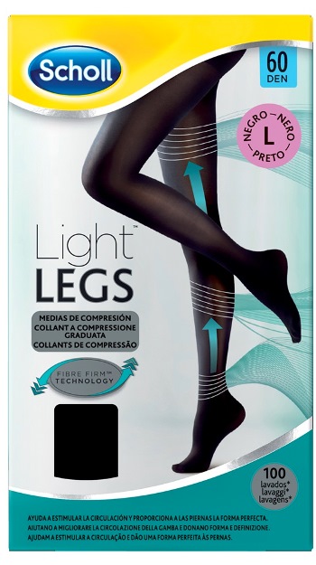 SCHOLL LIGHTLEGS 20 DENARI TAGLIA L COLORE NERO 1 PAIO - Farmacia Mastrangelo 
