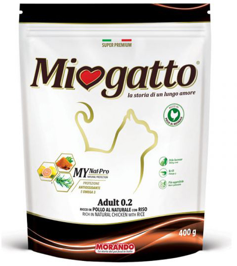 MIOGATTO STERILIZZATO POLLO NATURALE 400 G - Farmacia Mastrangelo 