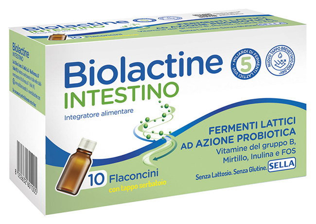 BIOLACTINE INTESTINO 5MLD 10 FLACONCINI 9 ML - Farmacia Mastrangelo 