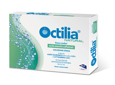 OCTILIA NATURAL OCCHI STANCHI E AFFATICATI 10 FLACONCINI 0,5 ML - Farmacia Mastrangelo 