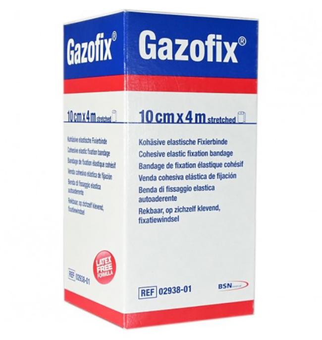 BENDA ELASTICA AUTOADESIVA GAZOFIX 10X400 CM - Farmacia Mastrangelo 
