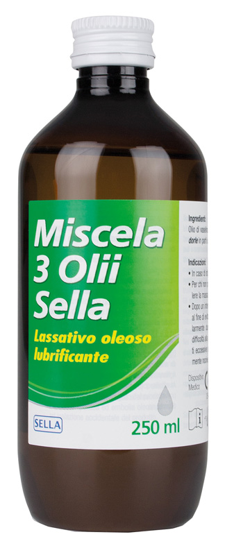 MISCELA 3 OLII LASSATIVO 250 ML MD - Farmacia Mastrangelo 