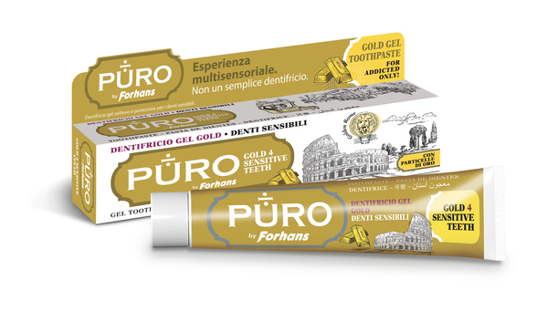 FORHANS GOLD4WHITE DENTIFRICIO 75 ML - Farmacia Mastrangelo 