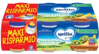 MELLIN OMOGENEIZZATO BANANA KIWI 6 X 100 G - Farmacia Mastrangelo 