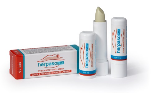 HERPASO PLUS SPF15 STICK PROTETTIVO LABBRA - Farmacia Mastrangelo 