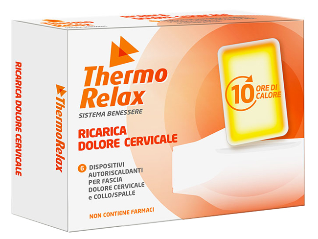 THERMORELAX RICARICA PER FASCIA DOLORE CERVICALE 6 DISPOSITIVI AUTORISCALDANTI - Farmacia Mastrangelo 