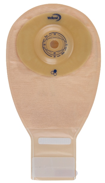 SACCA PER ILEOSTOMIA OPACA RITAGLIABILE WELLAND AURUM CONVEX ILEO MIDI DIAMETRO 13-48 MM INIZIO CONVESSITA' 48 MM 10 PEZZI - Farmacia Mastrangelo 