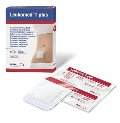 LEUKOMED T PLUS MEDICAZIONE POST-OPERATORIA TRASPARENTE IMPERMEABILE 7,2 X 5 CM - Farmacia Mastrangelo 