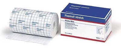 FASCIA AUTOADESIVA IPOALLERGENICA FIXOMULL STRETCH PER FISSAGGIO CATETERI M 10 X 10 CM - Farmacia Mastrangelo 