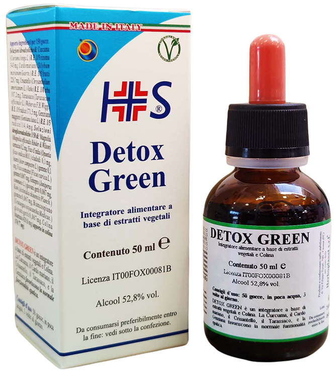DETOX GREEN GOCCE 50 ML - Farmacia Mastrangelo 