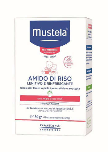 MUSTELA AMIDO DI RISO 180 G - Farmacia Mastrangelo 