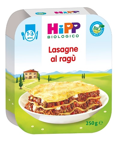 HIPP BIO LASAGNE AL RAGU VASCHETTA 250 G - Farmacia Mastrangelo 