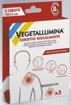 VEGETALLUMINA CEROTTO RISCALDANTE 3 PEZZI - Farmacia Mastrangelo 