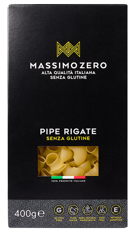 MASSIMO ZERO PIPE RIGATE 400 G - Farmacia Mastrangelo 
