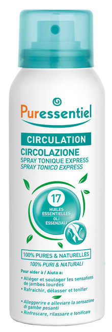 PURESSENTIEL SPRAY TONICO EXPRESS CIRCOLAZIONE 100 ML - Farmacia Mastrangelo 