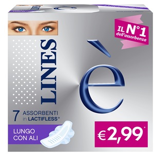 LINES E' ALI LUNGO 7 PEZZI - Farmacia Mastrangelo 