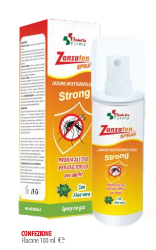 ZANZATEN SPRAY STRONG PREPUNTURA 100 ML - Farmacia Mastrangelo 