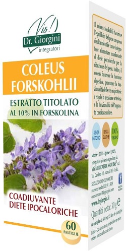 COLEUS FORSKOHLII ESTRATTO TITOLATO 60 PASTIGLIE - Farmacia Mastrangelo 