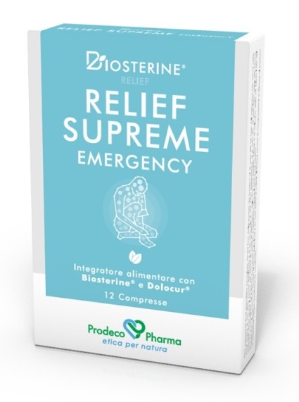 BIOSTERINE RELIEF SUPREME EMERGENCY 12 COMPRESSE - Farmacia Mastrangelo 