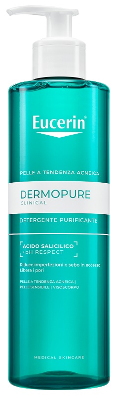 EUCERIN DERMOPURIFYER OIL CONTROL GEL DETERGENTE 400 ML - Farmacia Mastrangelo 