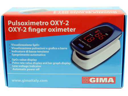 PULSOXIMETRO DA DITO OXY-2 SCHERMO LED 60X30,5X32,5MM 1 PEZZO - Farmacia Mastrangelo 