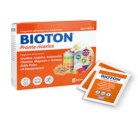 BIOTON PRONTA RICARICA 20 BUSTINE - Farmacia Mastrangelo 