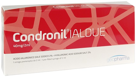 SIRINGA INTRA-ARTICOLARE CONDRONIL IALDUE PRERIEMPITA ACIDO IALURONICO SALE SODICO 40 MG 2 ML - Farmacia Mastrangelo 