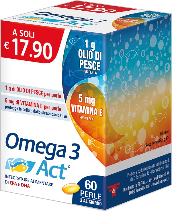 OMEGA 3 ACT 1G 60 PERLE - Farmacia Mastrangelo 