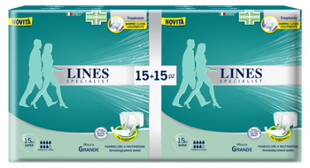 PANNOLONE A MUTANDA LINES SPECIALIST SUPER LARGE 30 PEZZI - Farmacia Mastrangelo 