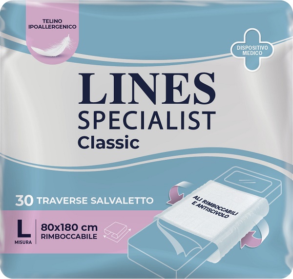TRAVERSA LINES SPECIALIST CLASSIC 80X180 CM 30 PEZZI - Farmacia Mastrangelo 