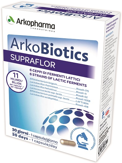 ARKOBIOTICS SUPRAFLOR 30 CAPSULE - Farmacia Mastrangelo 