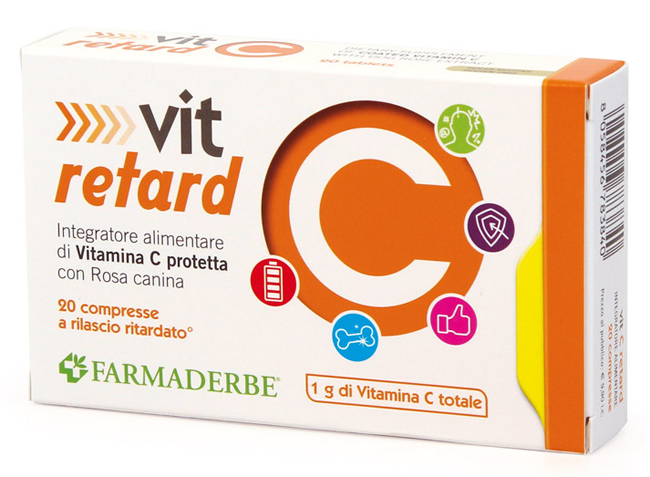 VIT C RETARD 20 COMPRESSE A RILASCIO RITARDATO - Farmacia Mastrangelo 