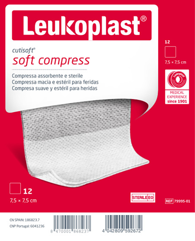 GARZA IDROFILA COMPRESSA CUTISOFT TESSUTO NON TESSUTO 7,5X7,5 CM 12 PEZZI - Farmacia Mastrangelo 