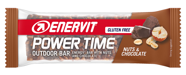ENERVIT POWER TIME BARRETTA SENZA GLUTINE AL CIOCCOLATO 1 PEZZO - Farmacia Mastrangelo 
