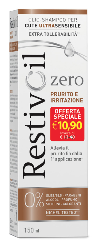 RESTIVOIL ZERO PRURITO E IRRITAZIONE OFFERTA SPECIALE 150 ML - Farmacia Mastrangelo 