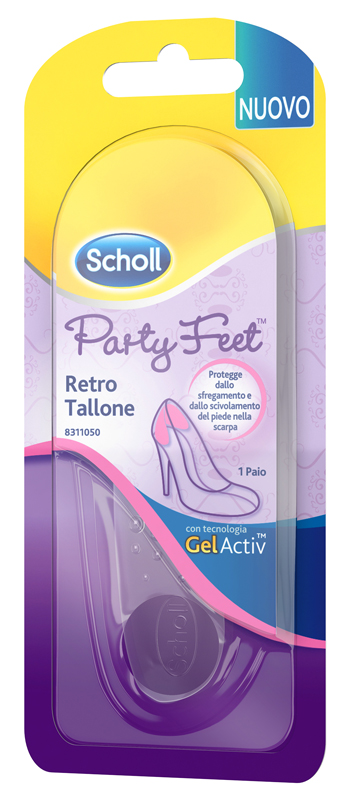 PLANTARE ORTOPEDICO PER RETRO TALLONE PARTY FEET SCHOLL GEL ACTIV 1 PAIO - Farmacia Mastrangelo 
