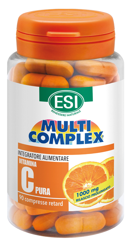 ESI MULTICOMPLEX VITAMINA C PURA 1000 MG RETARD 90 COMPRESSE - Farmacia Mastrangelo 
