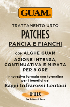 GUAM PATCHES TRATTAMENTO URTO PANCIA E FIANCHI 8 PEZZI - Farmacia Mastrangelo 