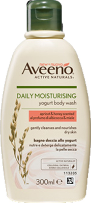 AVEENO BAGNO DOCCIA YOGURT ALBICOCCA & MIELE 300 ML PROMO - Farmacia Mastrangelo 