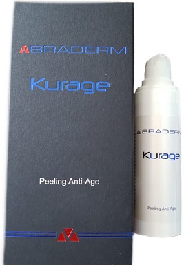 KURAGE CREMA ANTIAGE ESFOLIANTE 30 ML BRADERM - Farmacia Mastrangelo 