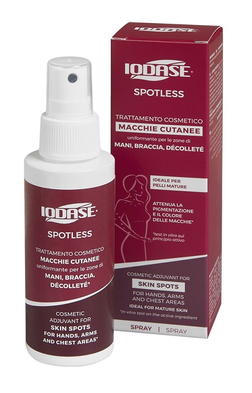 IODASE SPOTLESS TRATTAMENTO AGE SPOTS MANI BRACCIA DECOLLETE SPRAY 100 ML - Farmacia Mastrangelo 