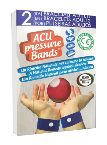 BRACCIALE ACU PRESSURE BAND ADULTI 2 PEZZI - Farmacia Mastrangelo 