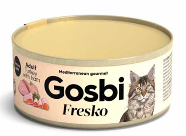 GOSBI FRESKO CAT ADULT TURKEY & HAM 70 G - Farmacia Mastrangelo 