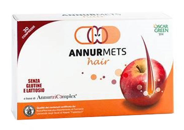 ANNURMETS HAIR 510 MG 30 COMPRESSE - Farmacia Mastrangelo 
