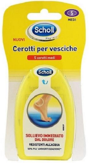 SCHOLL CEROTTI PER VESCICHE MEDIO 5 PEZZI - Farmacia Mastrangelo 