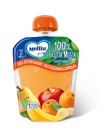 MELLIN POUCH FRUTTA MISTA 90 G - Farmacia Mastrangelo 
