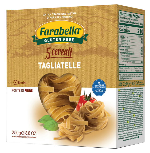 FARABELLA TAGLIATELLE AI 5 CEREALI 250 G - Farmacia Mastrangelo 