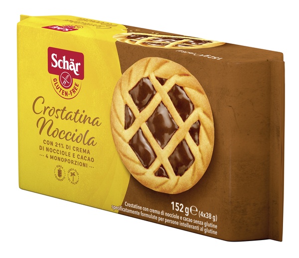 SCHAR CROSTATINA NOCCIOLA 4 MONOPORZIONI DA 38 G - Farmacia Mastrangelo 