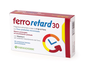 FERRO RETARD 30 COMPRESSE - Farmacia Mastrangelo 