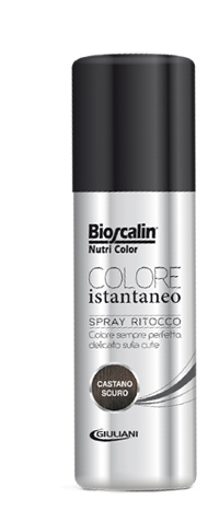 BIOSCALIN NUTRICOLOR SPRAY COLORE ISTANTANEO CASTANO SCURO 75 ML - Farmacia Mastrangelo 